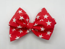 Load image into Gallery viewer, Red Stars Bow