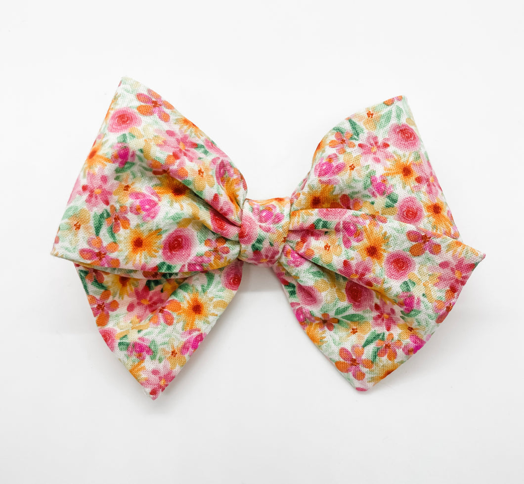 Floral Bouquet Bow