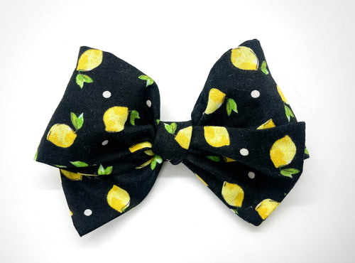 Lemon on Black Bow