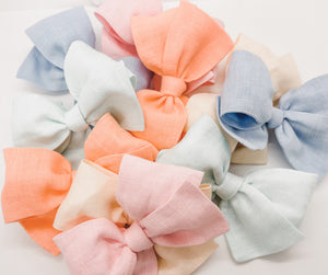 Skylight Linen Bow