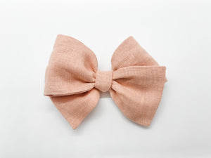 Peachy Blush Linen