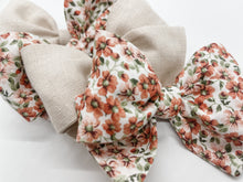 Load image into Gallery viewer, Fall Floral Bow 2.0