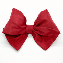 Load image into Gallery viewer, Red Taffeta Bow